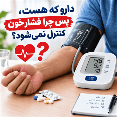دارو می‌خورم؛ چرا فشار خونم هنوز کنترل نمی‌شود؟